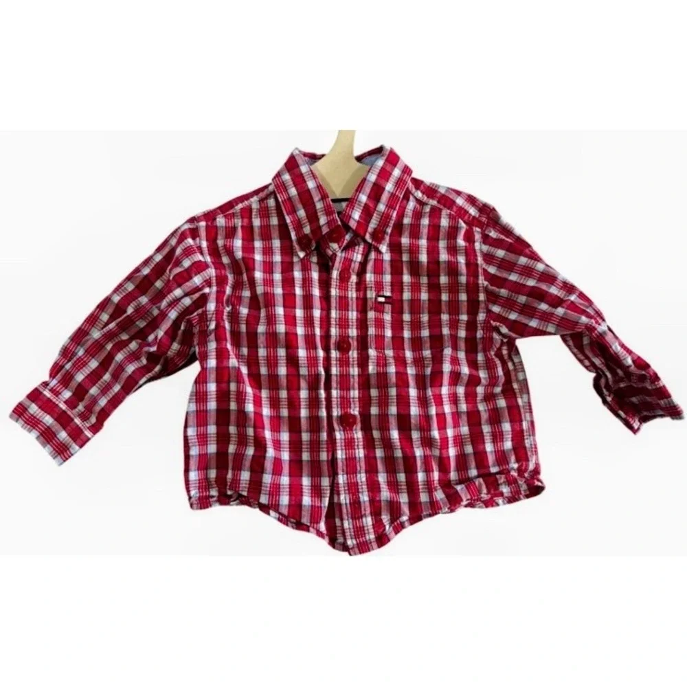 Baby Boys Three to Six Months Bundle Tommy Hilfiger Gap Jacket Plaid Gingham